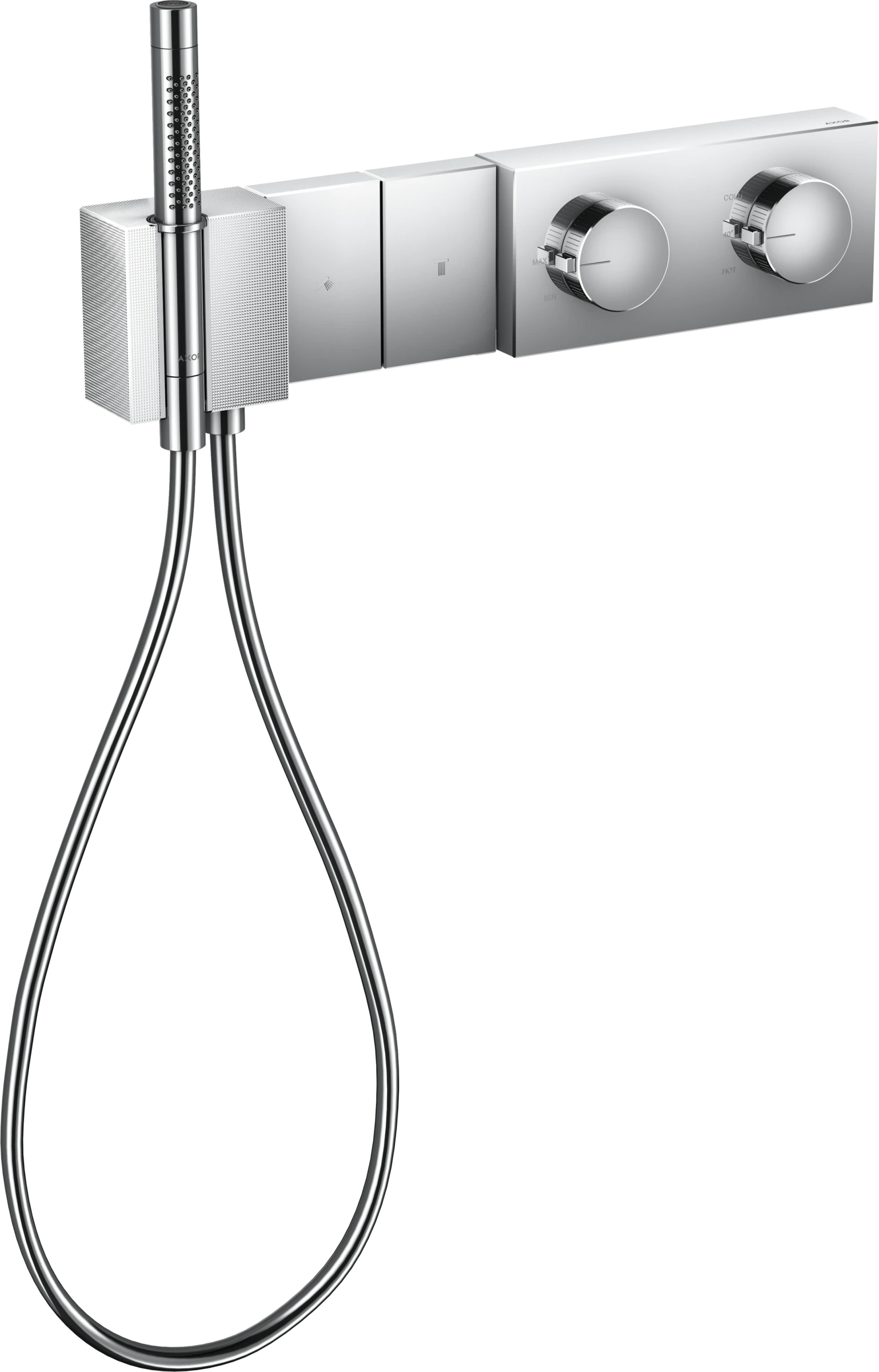 Axor Edge Thermostatic Shower Mixer Concealed 555 X 400 X 150mm Chrome