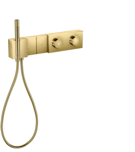 Axor Edge Thermostatic Shower Mixer Concealed 555 X 400 X 150mm Gold - Polished