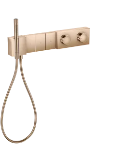 Axor Edge Thermostatic Shower Mixer Concealed 560 X 395 X 150mm Rose Gold/gold - Polished