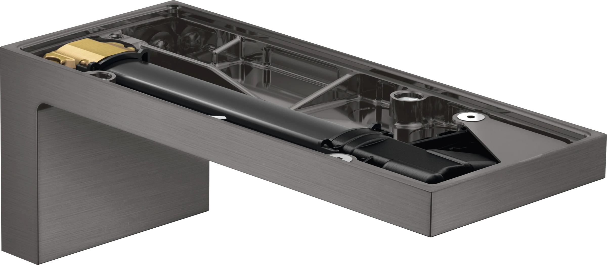 Axor Myedition Bath Fillers 350 X 270 X 140mm Gunmetal/chrome - Brushed