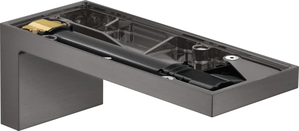 Axor Myedition Bath Fillers 350 X 270 X 140mm Gunmetal/chrome - Brushed product image - Image 1