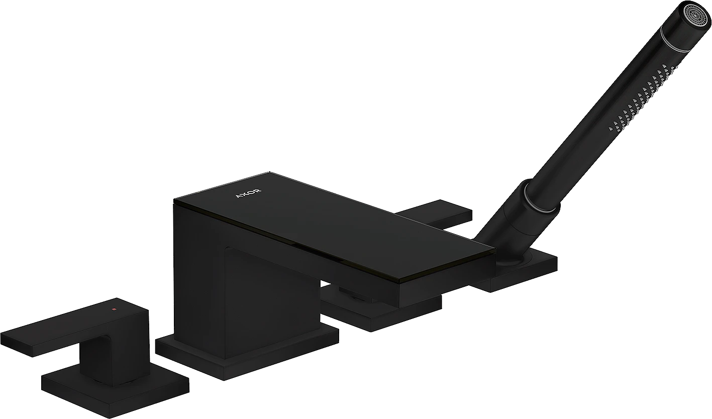 Axor Myedition Bath Mixers Concealed 400 X 350 X 160mm Black - Matt