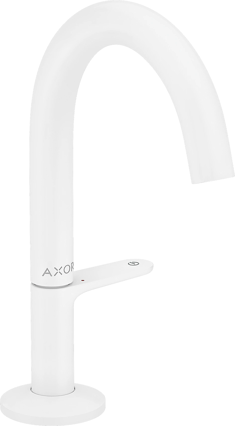 Axor One Basin Mixer Select 140 With Push-open Waste Set Matt White