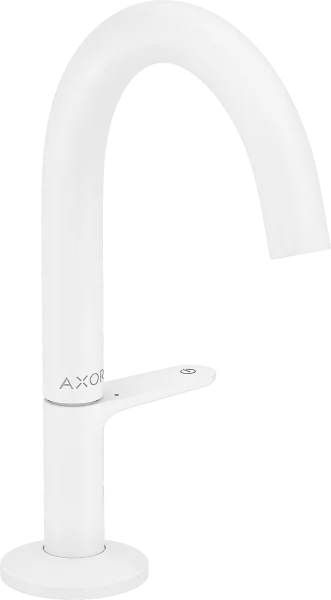 Axor One Basin Mixer Select 140 With Push-open Waste Set Matt White
