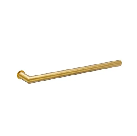 Thermosphere 12v Heated Towel Bar Single Round 500mm Brushed Brass detail view - Image 3