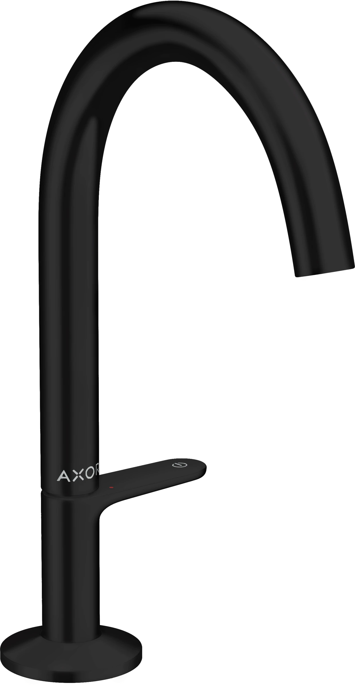 Axor One Basin Mixer Select 170 With Push-open Waste Set Matt Black