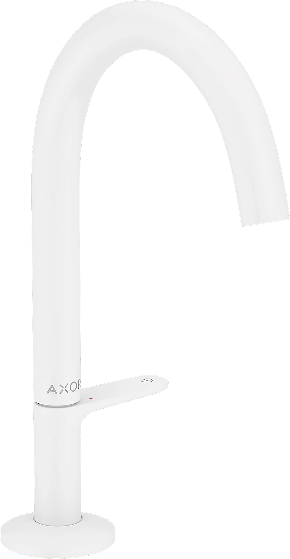 Axor One Basin Mixer Select 170 With Push-open Waste Set Matt White