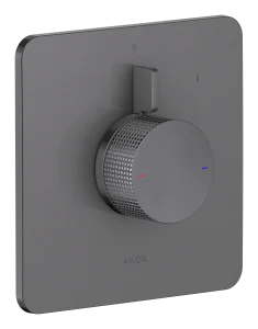 Axor Citterio C Shower Mixers Concealed 262 X 233 X 168mm Gunmetal/chrome - Brushed