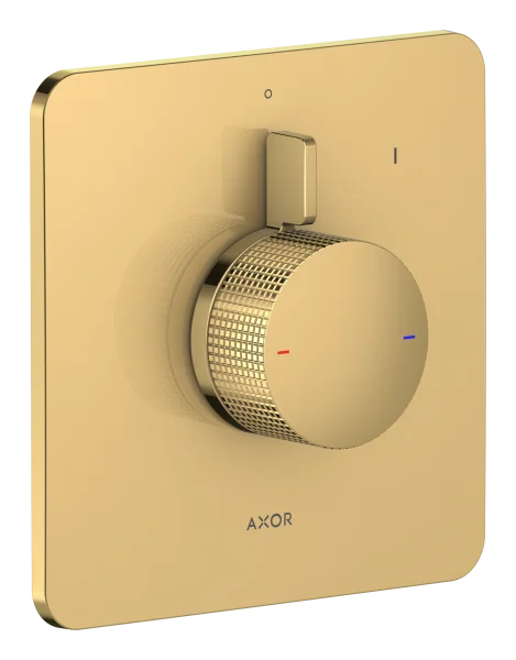 Axor Citterio C Shower Mixers Concealed 262 X 233 X 168mm Gold - Polished