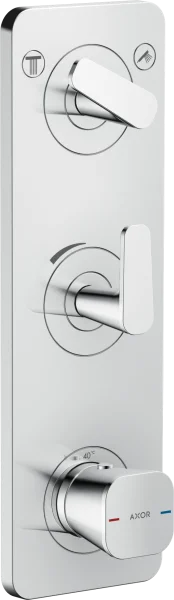 Axor Citterio C Thermostatic Shower Mixer Concealed 458 X 247 X 107mm Chrome