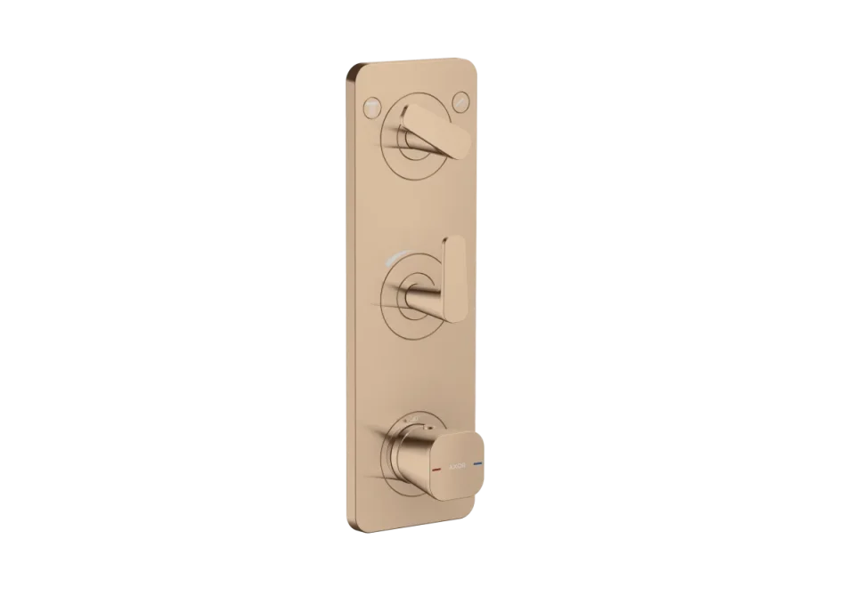 Axor Citterio C Thermostatic Shower Mixer Concealed 458 X 247 X 107mm Rose Gold/gold - Polished product image - Image 1