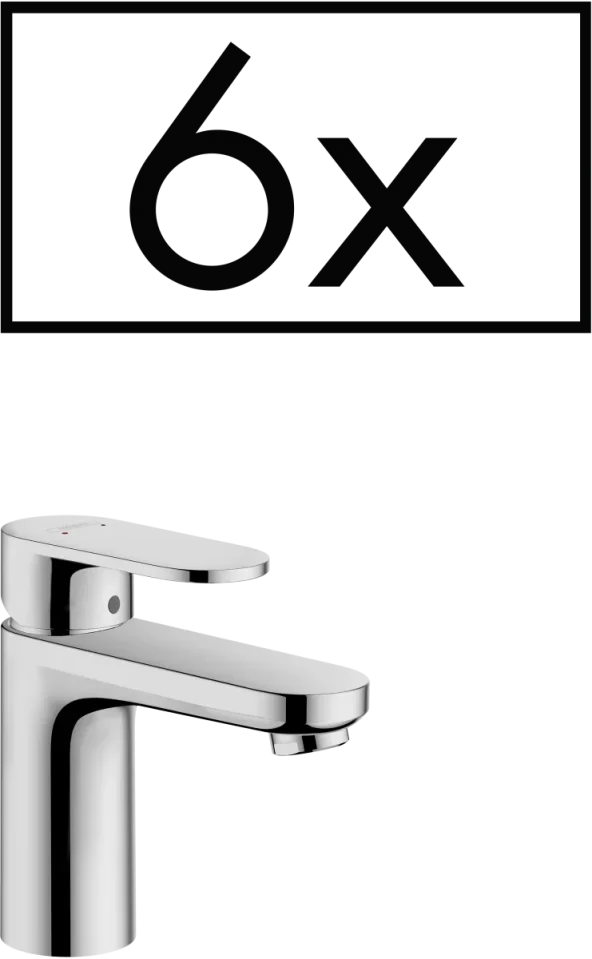 Hansgrohe Vernis Blend Manual Mixers 395 X 205 X 445mm Chrome product image - Image 1