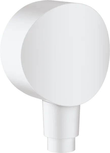 Hansgrohe Fixfit Wall Outlet S With Non-return Valve And Synthetic Joint Matt White