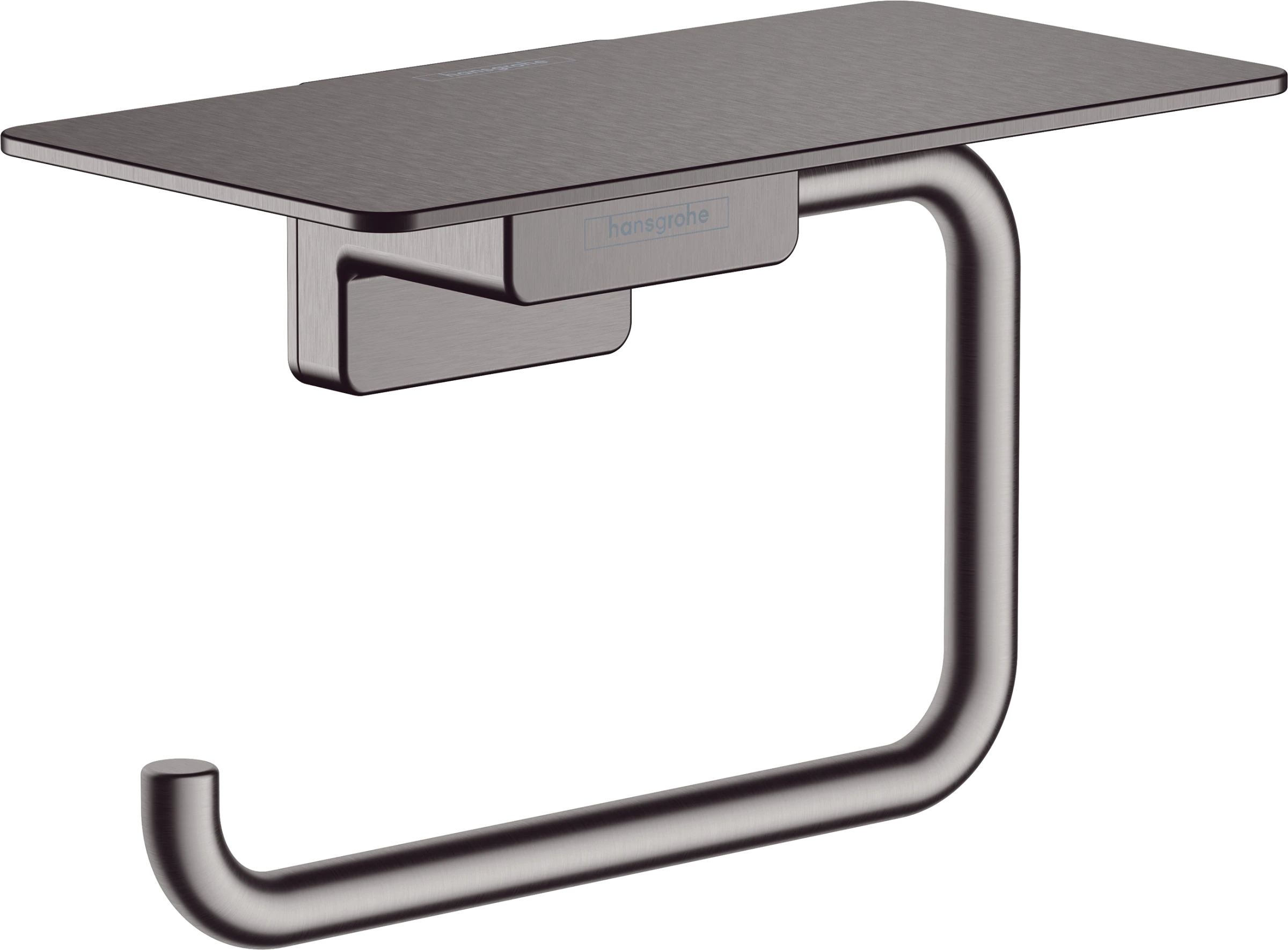 Hansgrohe Addstoris Q Toilet Roll Holders 105 X 55 X 160mm Gunmetal/chrome - Brushed