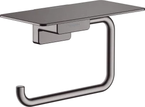 Hansgrohe Addstoris Q Toilet Roll Holders 105 X 55 X 160mm Gunmetal/chrome - Brushed