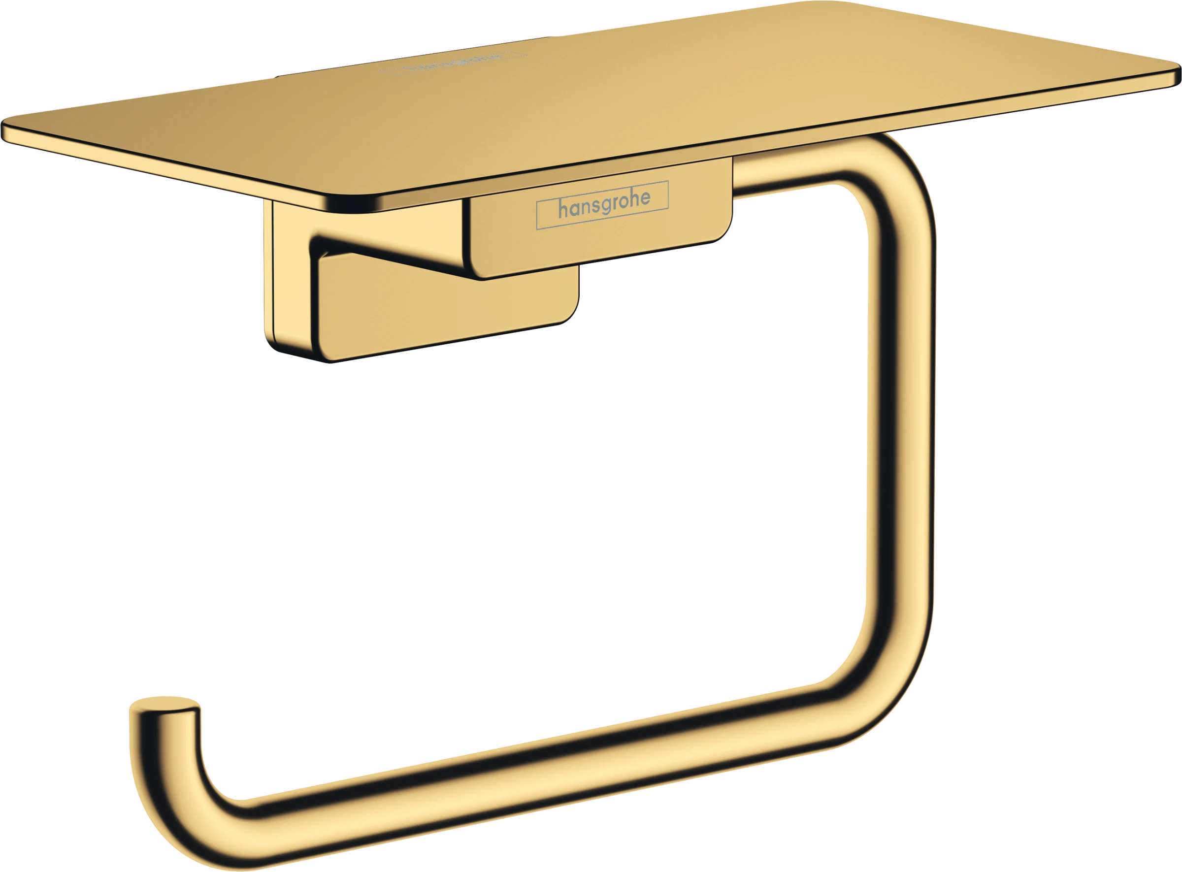 Hansgrohe Addstoris Q Toilet Roll Holders 105 X 55 X 160mm Gold - Polished