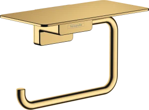 Hansgrohe Addstoris Q Toilet Roll Holders 105 X 55 X 160mm Gold - Polished