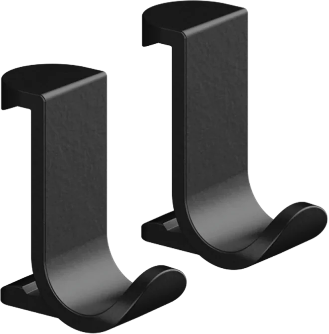Hansgrohe Wallstoris Hooks 62 X 46 X 77mm Black - Matt product image - Image 1