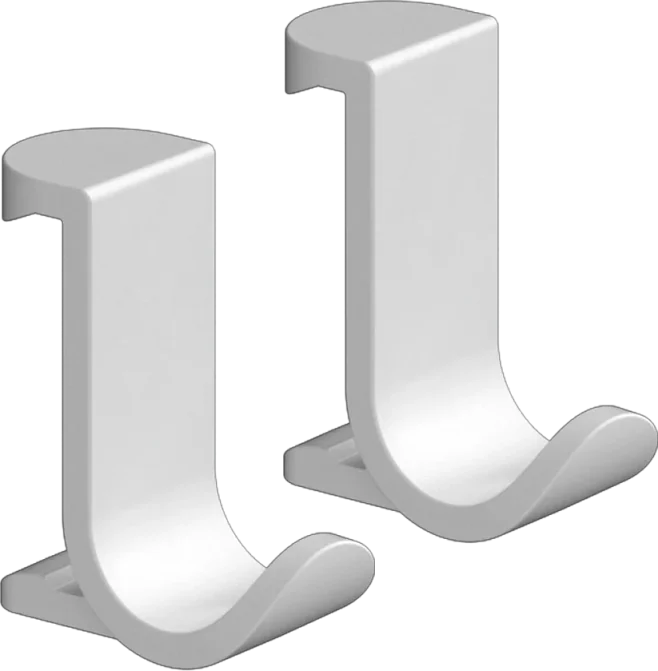 Hansgrohe Wallstoris Hooks 62 X 46 X 77mm White - Matt product image - Image 1