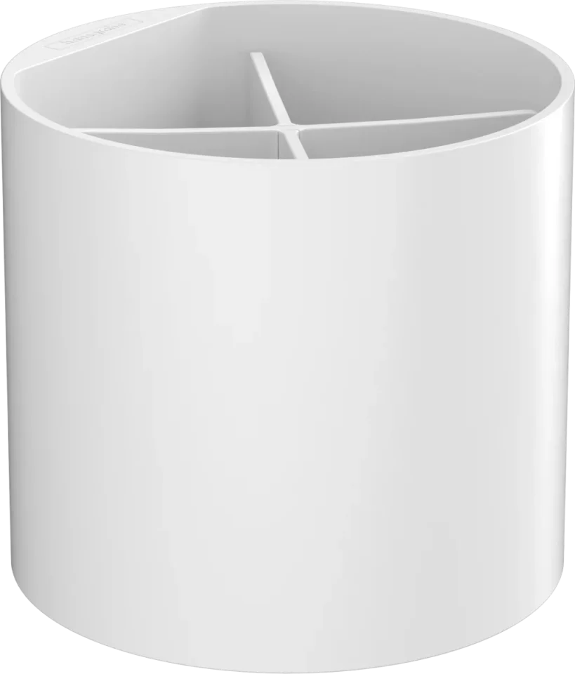 Hansgrohe Wallstoris Tooth Brush Tumbler 135 X 120 X 125mm White - Matt product image - Image 1