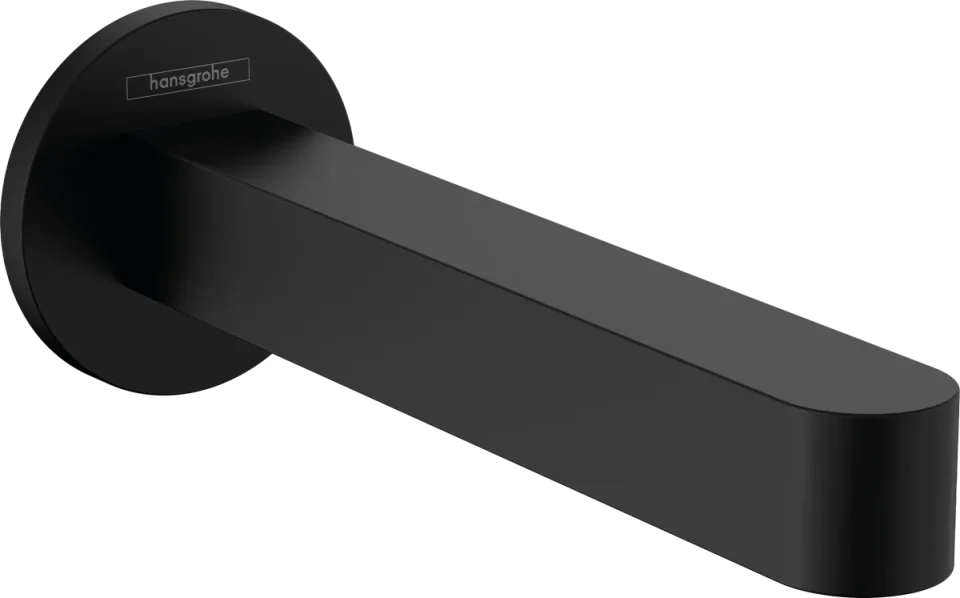 Hansgrohe Finoris Bath Fillers 215 X 75 X 75mm Black - Matt product image - Image 1