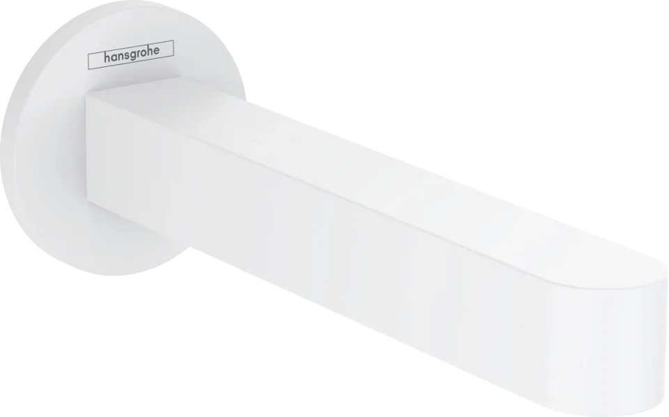 Hansgrohe Finoris Bath Fillers 215 X 75 X 75mm White - Matt product image - Image 1