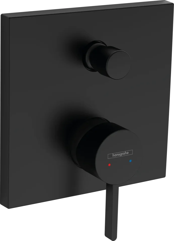 Hansgrohe Finoris Bath Mixers Concealed 215 X 190 X 135mm Black - Matt product image - Image 1