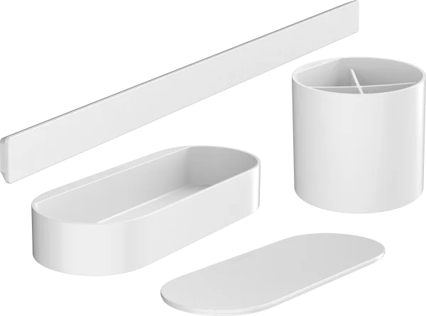 Hansgrohe Wallstoris Bathroom Bundle Matt White