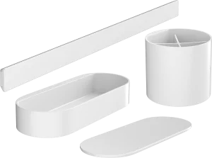 Hansgrohe Wallstoris Accessories Sets 647 X 260 X 168mm White - Matt