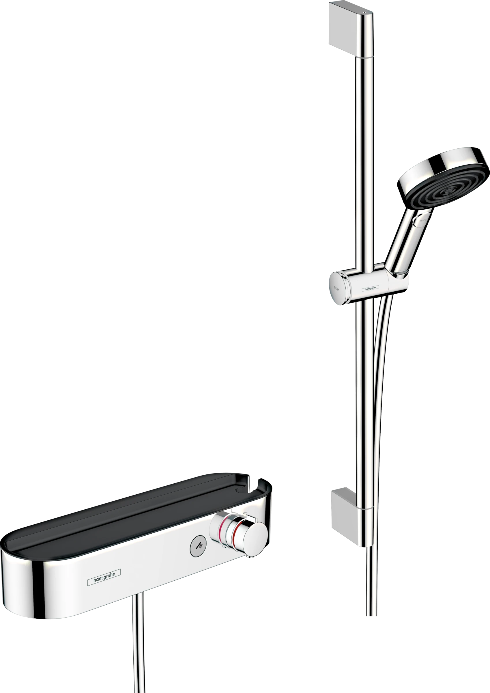 Hansgrohe Pulsify Select S Shower Combination 847 X 472 X 184mm Chrome
