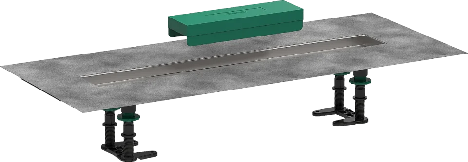 Hansgrohe Raindrain Concealed Basic Set Shower Wastes 783 X 155 X 132mm product image - Image 1
