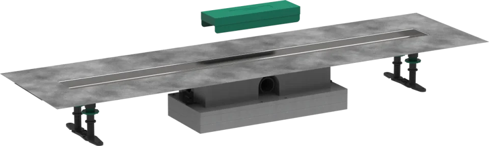 Hansgrohe Ubox Universal Concealed Basic Set Shower Wastes 1173 X 360 X 220mm product image - Image 1