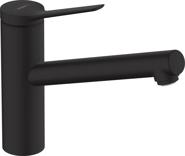 Hansgrohe Zesis M33 Single Lever Kitchen Mixer 150, 1jet Matt Black