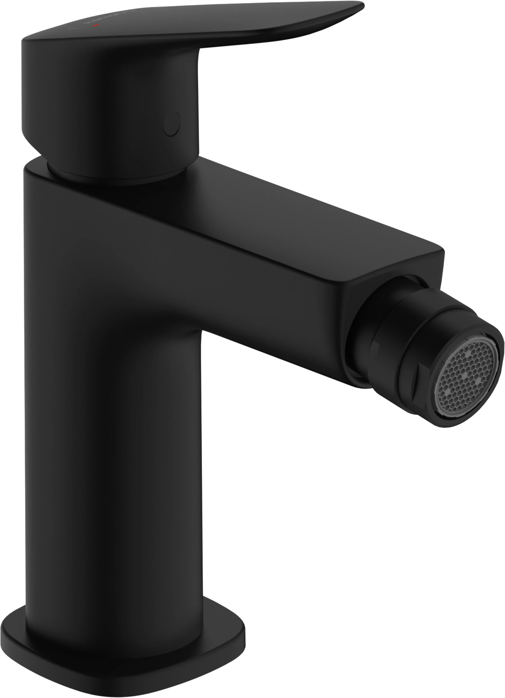 Hansgrohe Logis Single Lever Bidet Mixer 110 Fine With Pop-up Waste Set Matt Black