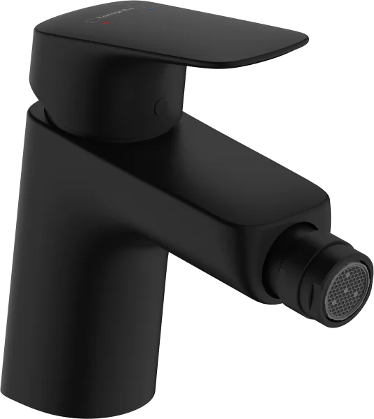 Hansgrohe Logis Single Lever Bidet Mixer 70 With Pop-up Waste Matt Black