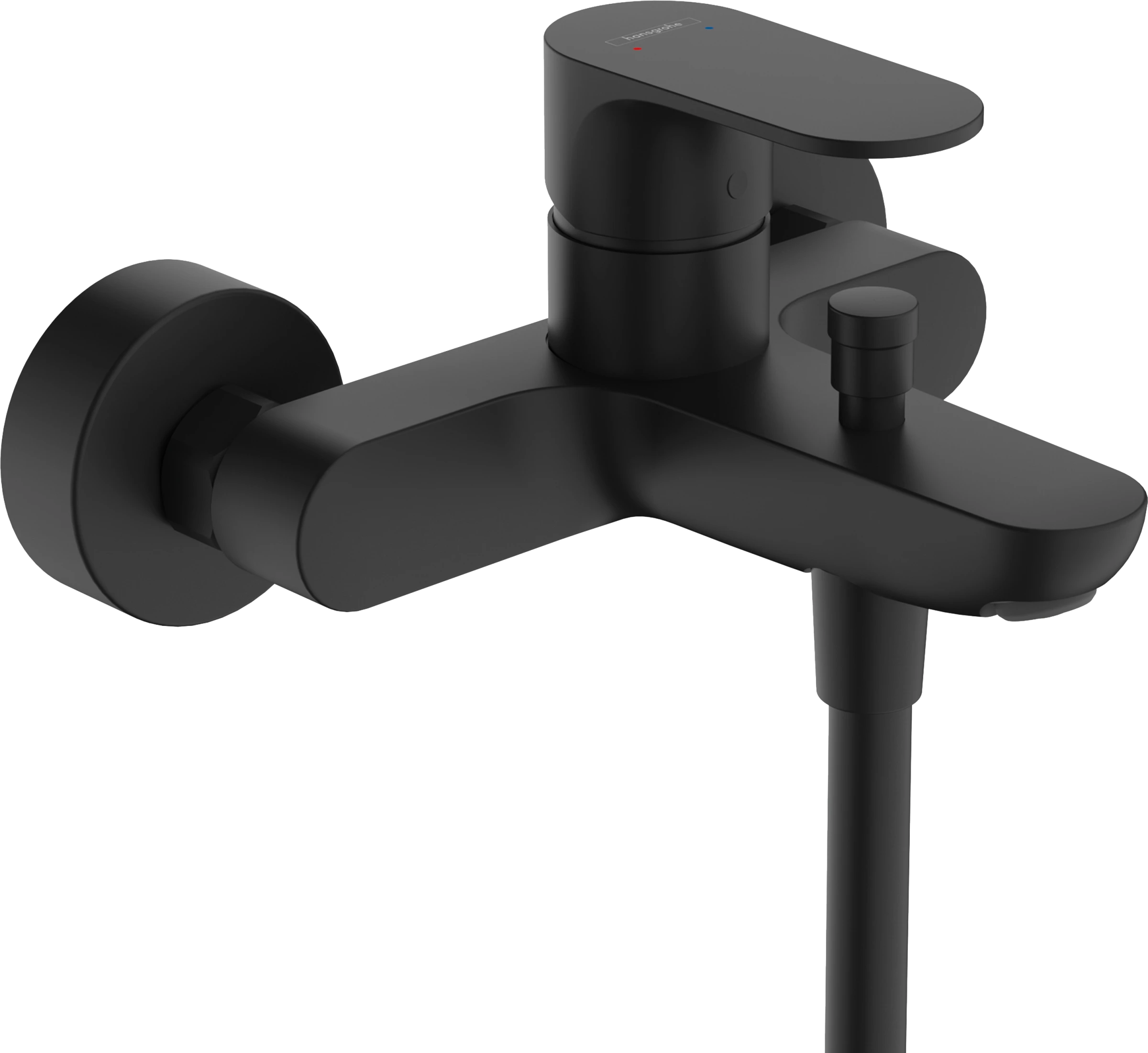 Hansgrohe Rebris S Bath Mixers Exposed 250 X 200 X 155mm Black - Matt