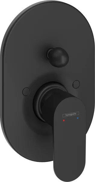 Hansgrohe Rebris S Bath Mixers Concealed 245 X 230 X 65mm Black - Matt