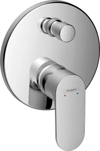 Hansgrohe Rebris S Bath Mixers Concealed 220 X 182 X 135mm Chrome