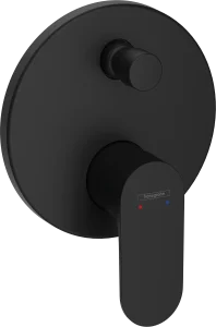 Hansgrohe Rebris S Bath Mixers Concealed 220 X 182 X 135mm Black - Matt