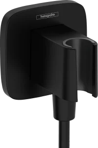 Hansgrohe Fixfit Q Wall Outlet 130 X 110 X 90mm Black - Matt