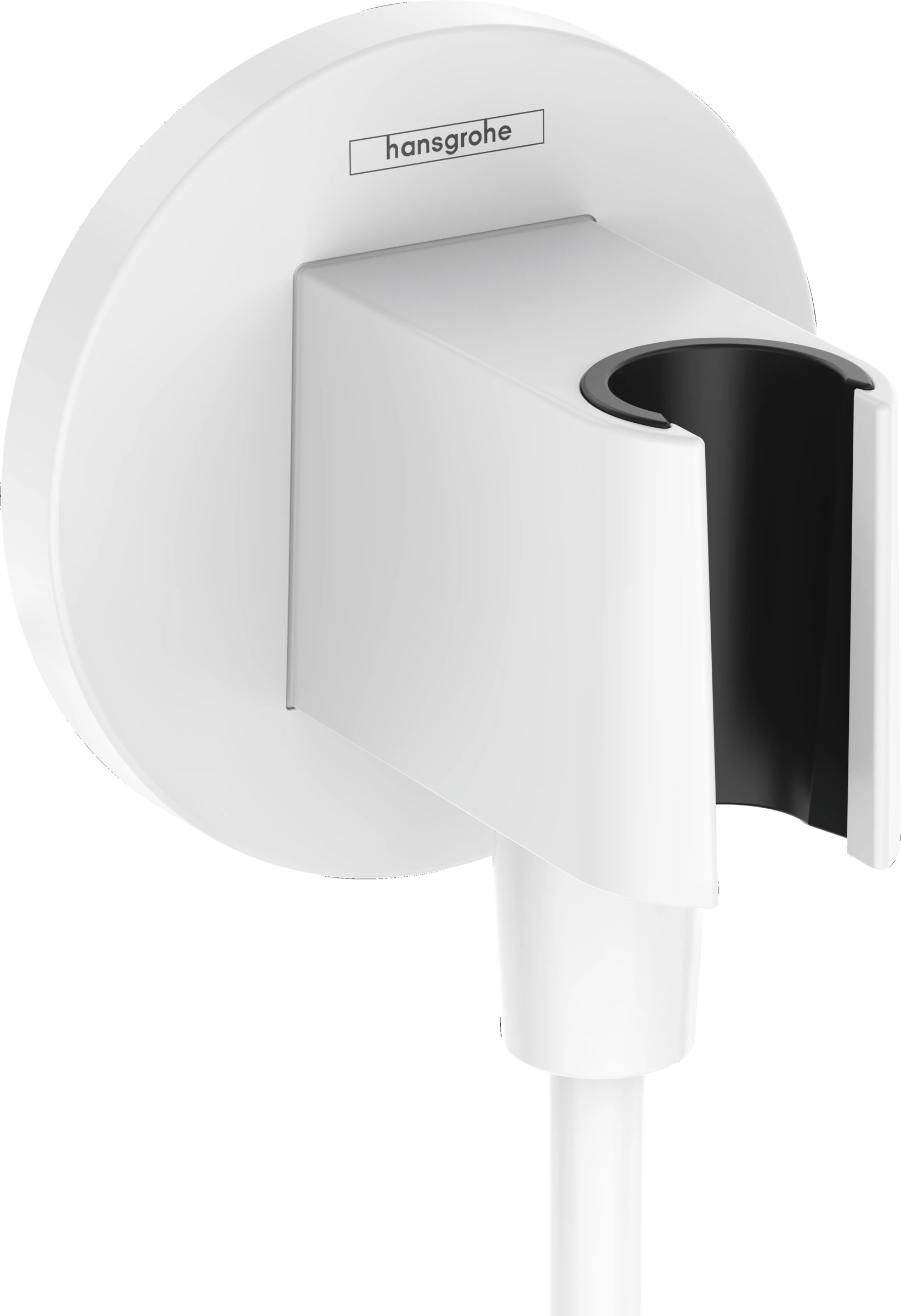 Hansgrohe Fixfit S Wall Outlet With Shower Holder Matt White