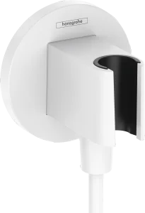 Hansgrohe Fixfit S Wall Outlet With Shower Holder Matt White