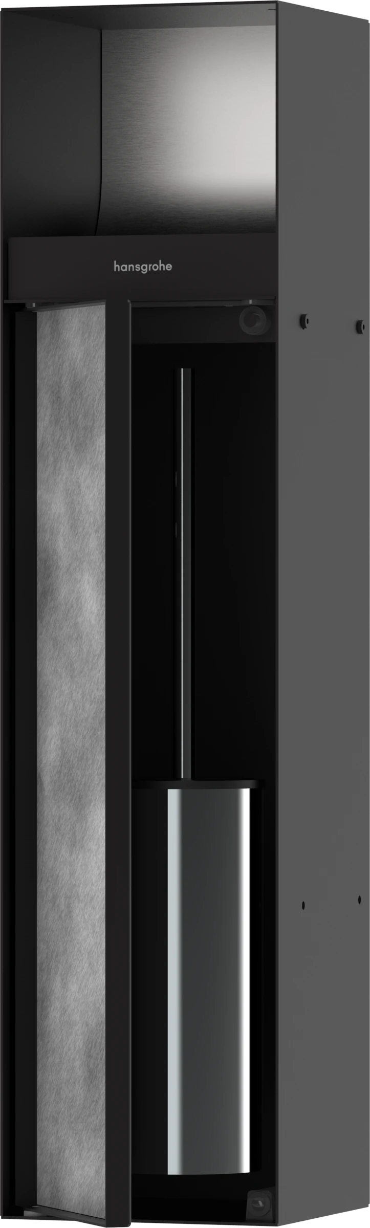 Hansgrohe Xtrastoris Rock Wall Niches 821 X 255 X 160mm Black - Matt