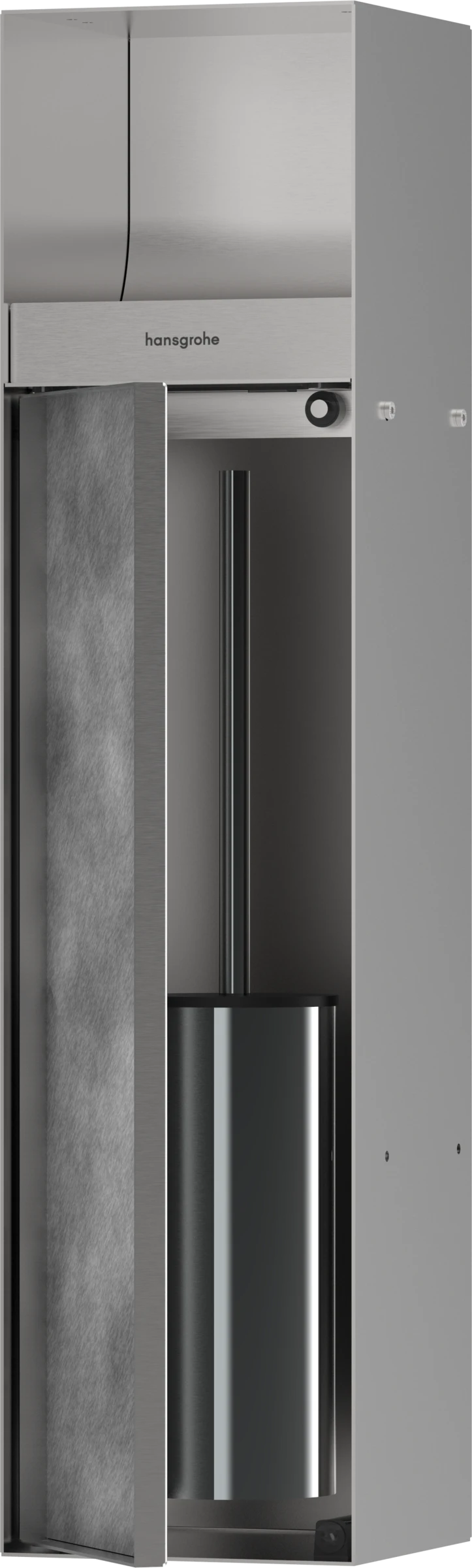 Hansgrohe Xtrastoris Rock Wall Niches 820 X 252 X 160mm Stainless Steel - Brushed