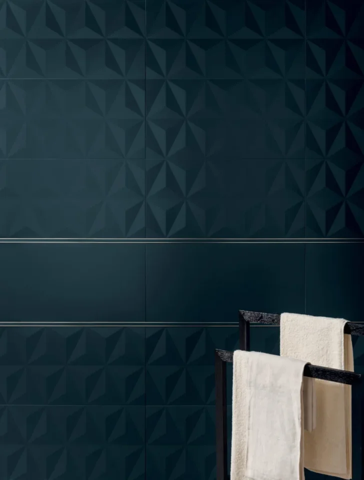 Marca Corona 4D 4D.DIAMOND DEEP BLU MATT 40x80 | 16"x32" | 8,5 mm Embossed detail view - Image 9