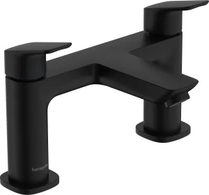Hansgrohe Logis Bath Mixers Concealed 285 X 220 X 180mm Black - Matt