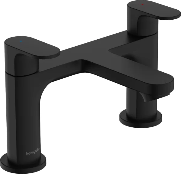 Hansgrohe Rebris S Bath Mixers Concealed 287 X 227 X 186mm Black - Matt