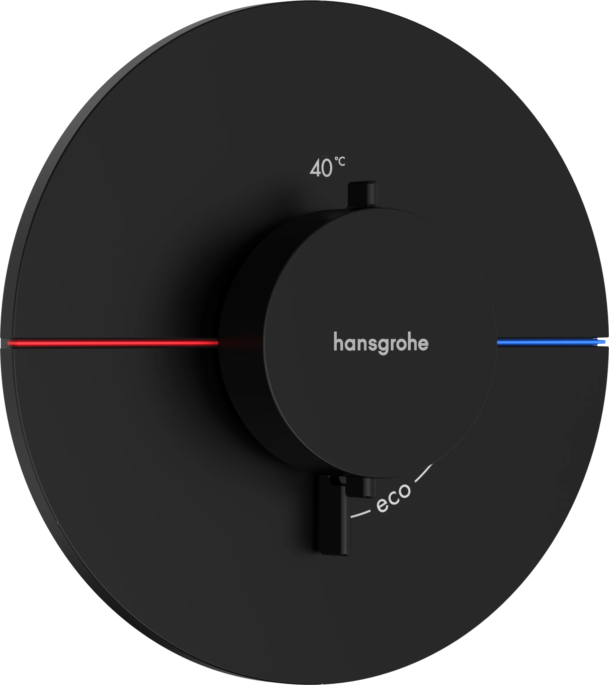 Hansgrohe Showerselect Comfort S Thermostatic Shower Mixer Concealed 262 X 233 X 168mm Black - Matt