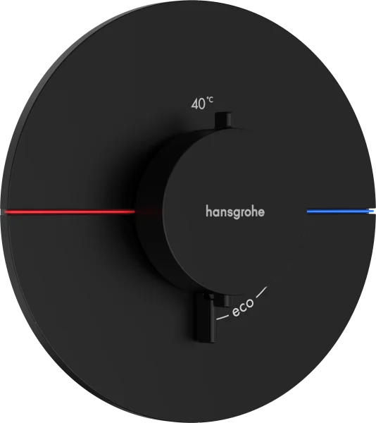 Hansgrohe Showerselect Comfort S Thermostatic Shower Mixer Concealed 262 X 233 X 168mm Black - Matt