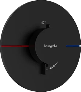Hansgrohe Showerselect Comfort S Thermostatic Shower Mixer Concealed 262 X 233 X 168mm Black - Matt